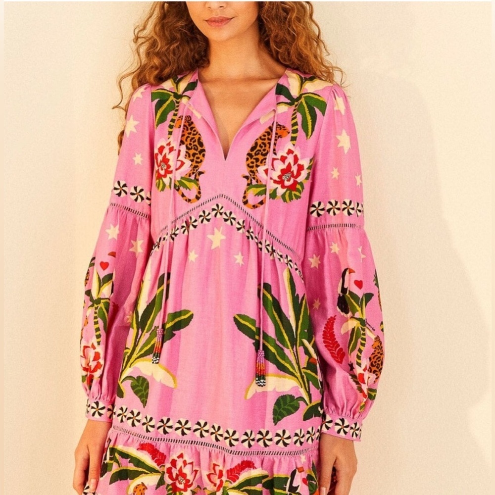 Farm Rio - Pink Dress - Picture 1 of 4